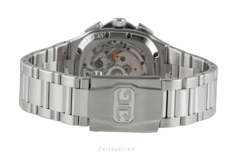 Glashütte Seventies chronograph steel automatic men's watch 1-37-02-01-02-70 LP: 16100EUR [2505708]