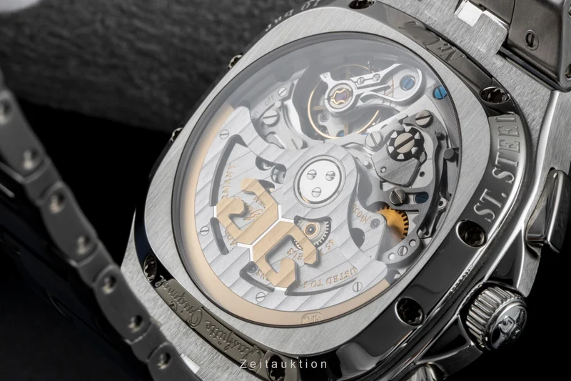 Glashütte Seventies chronograph steel automatic men's watch 1-37-02-01-02-70 LP: 16100EUR [2505708]