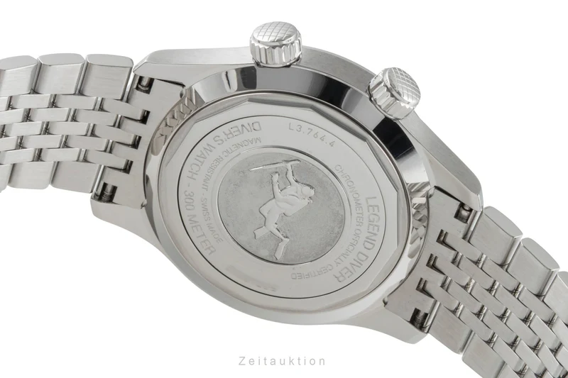 Longines Legend Diver steel automatic men's watch L3.764.4.90.6 LP: 3700EUR [2505722]