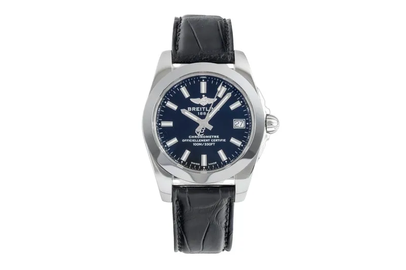 Breitling Galactic steel quartz men's watch W7433012/BE08 [2505546]