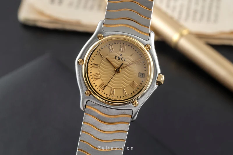 Ebel Classic Wave steel / gold quartz women's watch 1087121 [2504782]