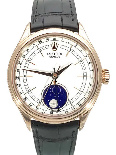 Rolex Cellini Moonphase 50535 Weiß