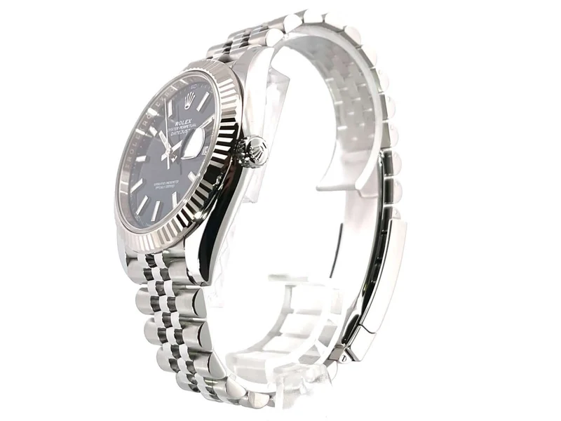 Rolex Datejust 41 Edelstahl Weißgold 126334 Blau Jubile-Band