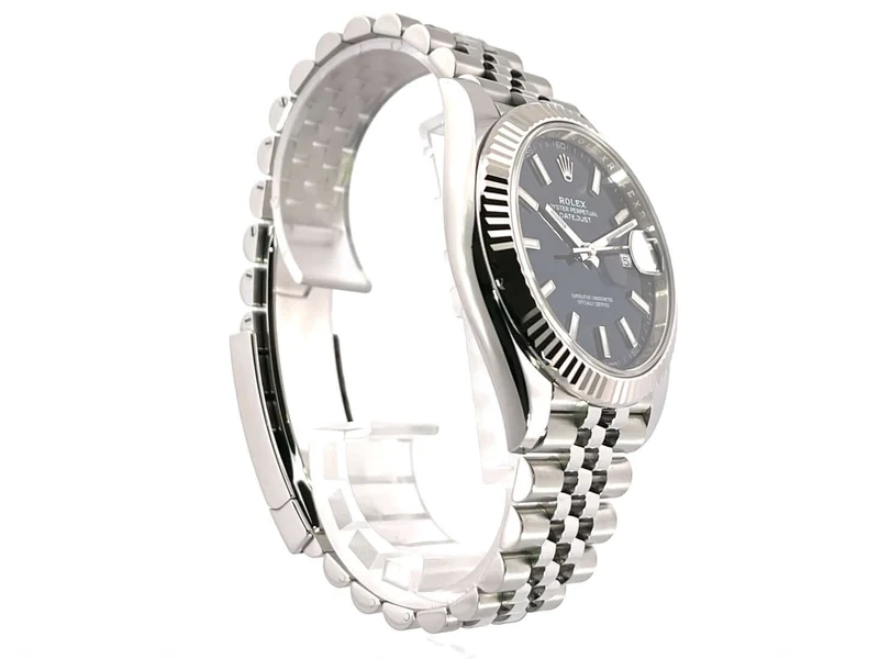 Rolex Datejust 41 Edelstahl Weißgold 126334 Blau Jubile-Band