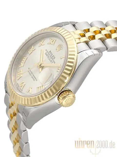 Rolex Datejust 28 Stahl Gold 279173 Silber R Jubile-Band