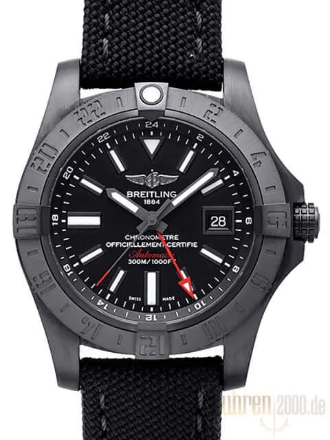Breitling Avenger II GMT Black Steel M3239010.BF04.109W.M20BASA.1