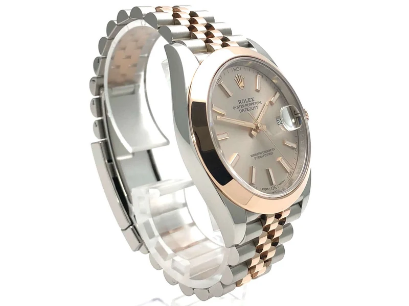 Rolex Datejust 41 Edelstahl Everose-Gold 126301 Sundust Jubile-Band