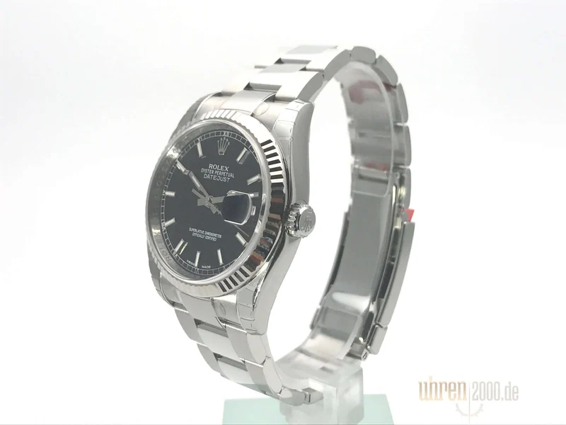 Rolex Datejust 36 116234 Schwarz Index aus 2012