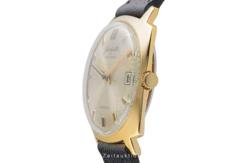 Glashütte Spezimatic gilt-brass automatic men's watch [2503417]