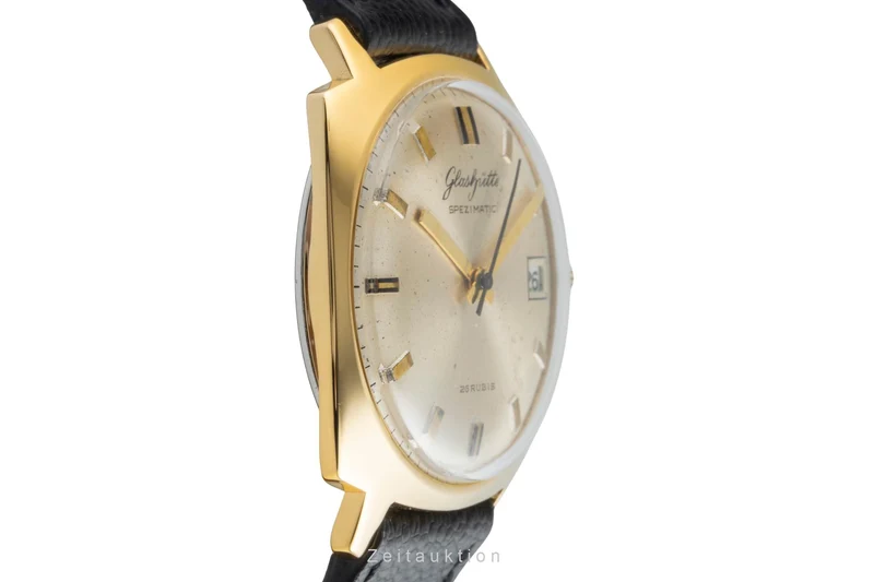 Glashütte Spezimatic gilt-brass automatic men's watch [2503417]