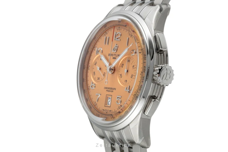 Breitling Premier chronograph steel automatic men's watch AB0145331K1A1 LP: 9200EUR [2505679]
