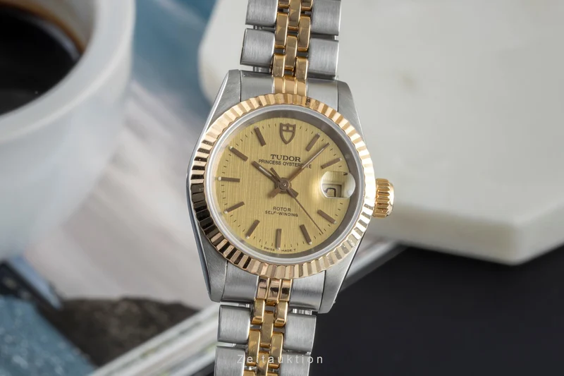 Tudor Princess Oysterdate steel / gold automatic women's watch 92413 [2505565]