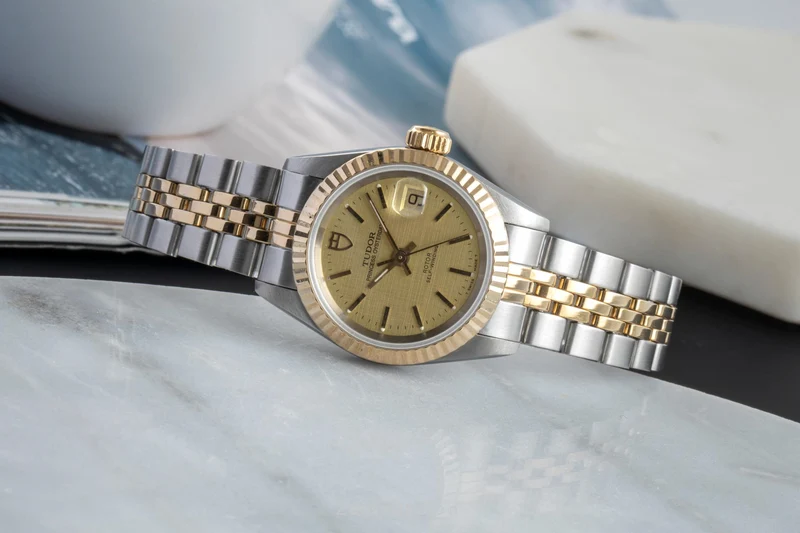 Tudor Princess Oysterdate steel / gold automatic women's watch 92413 [2505565]