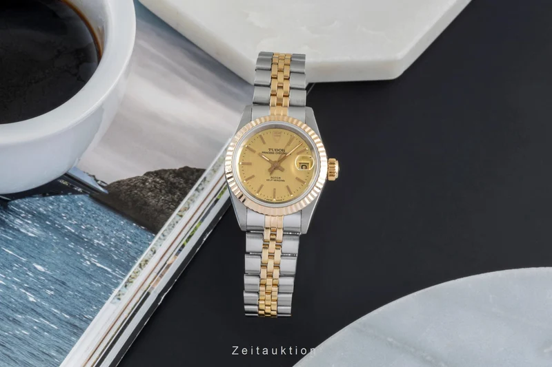 Tudor Princess Oysterdate steel / gold automatic women's watch 92413 [2505565]