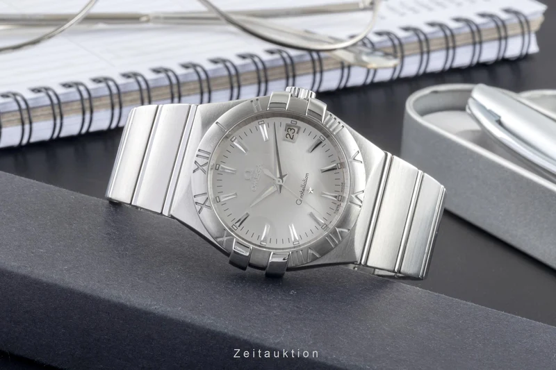 Omega Constellation steel quartz men's watch 123.10.35.60.02.001 [2504013]