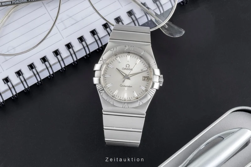 Omega Constellation steel quartz men's watch 123.10.35.60.02.001 [2504013]