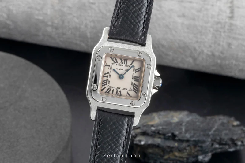 Cartier Santos steel quartz women's watch W20056D6, 1565 [2505364]