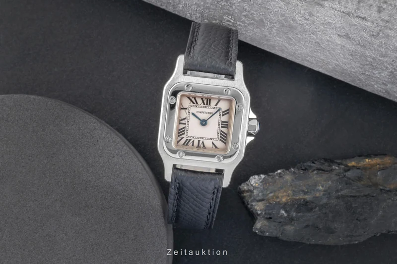 Cartier Santos steel quartz women's watch W20056D6, 1565 [2505364]