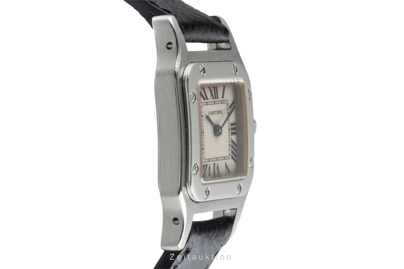 Cartier Santos steel quartz women's watch W20056D6, 1565 [2505364]