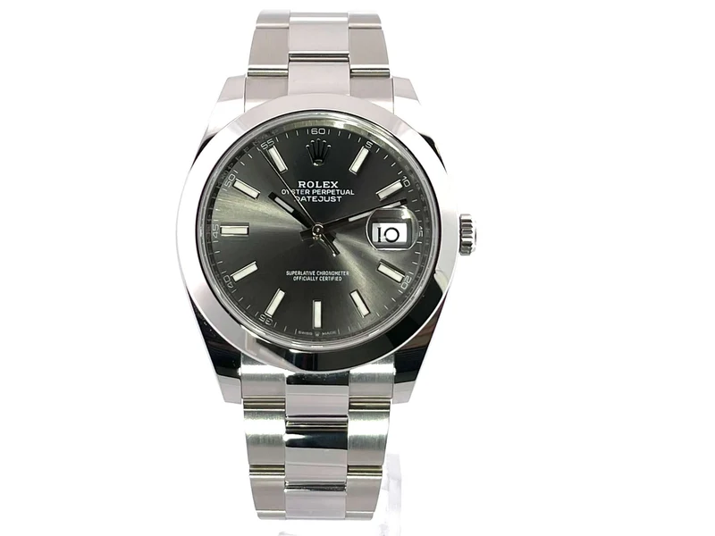 Rolex Datejust 41 Edelstahl 126300 Rhodium