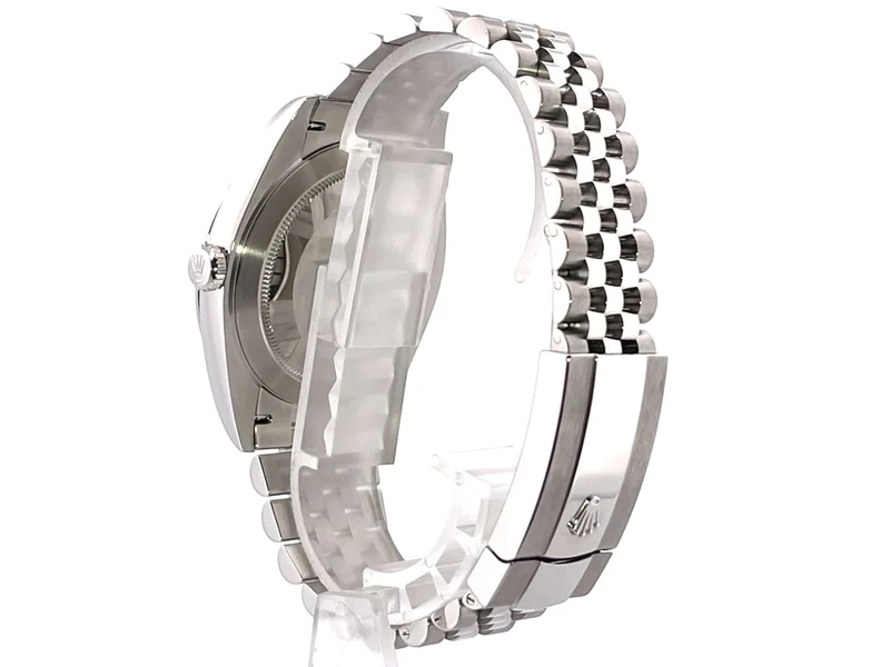 Rolex Datejust 41 Edelstahl 126300 Rhodium Jubile-Band
