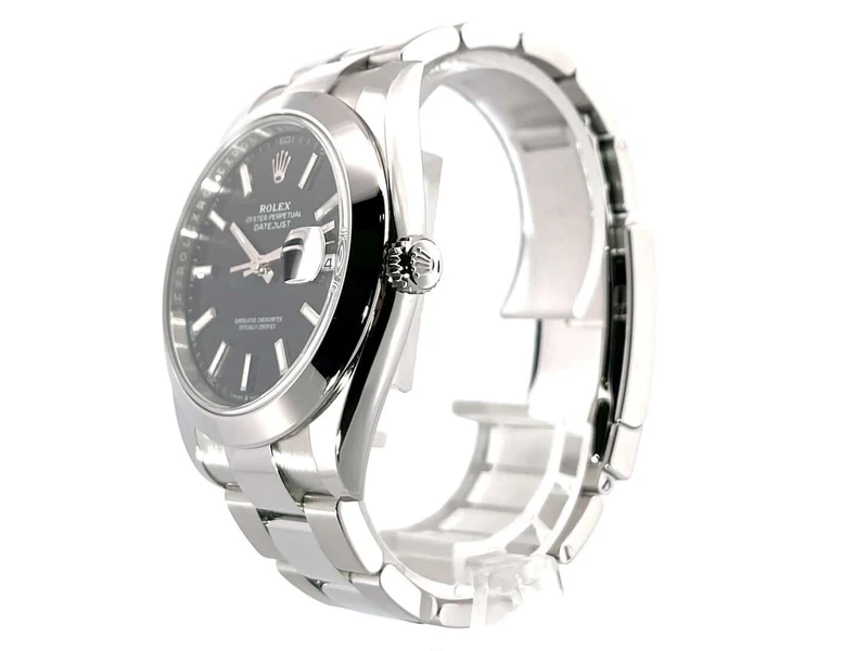 Rolex Datejust 41 Edelstahl 126300 Schwarz