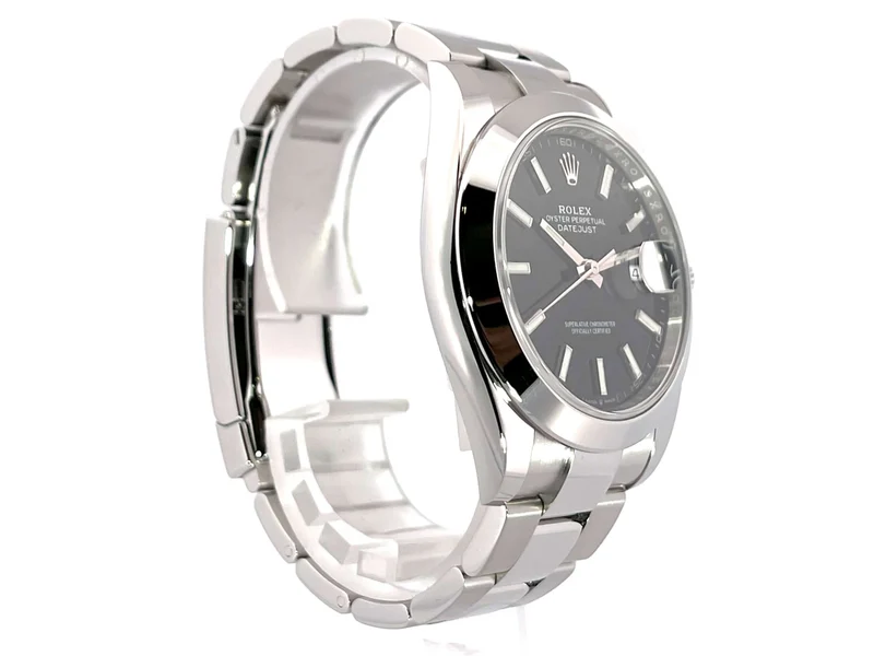 Rolex Datejust 41 Edelstahl 126300 Schwarz