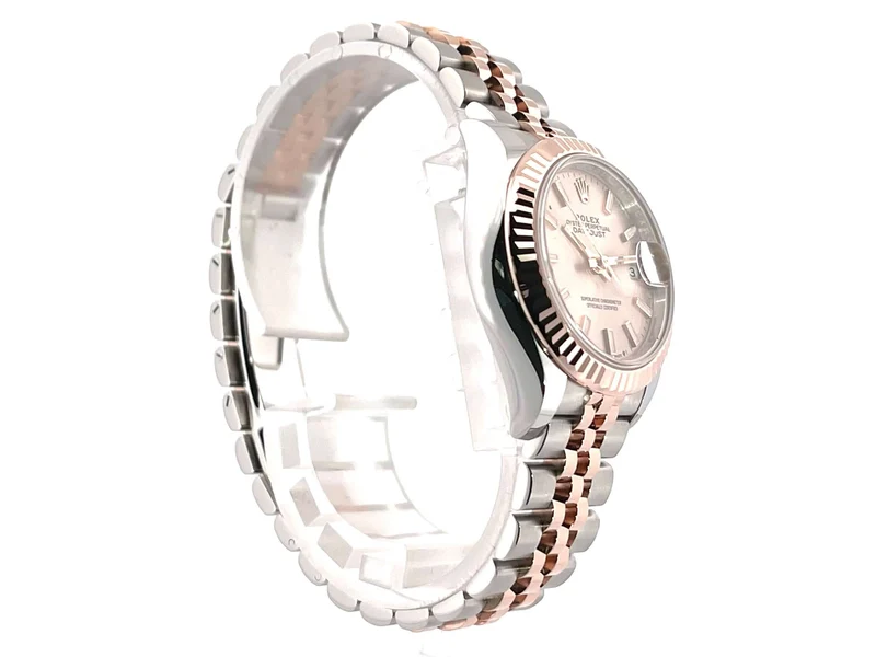 Rolex Datejust 28 Stahl Everose‑Gold 279171 Sundust Jubile-Band
