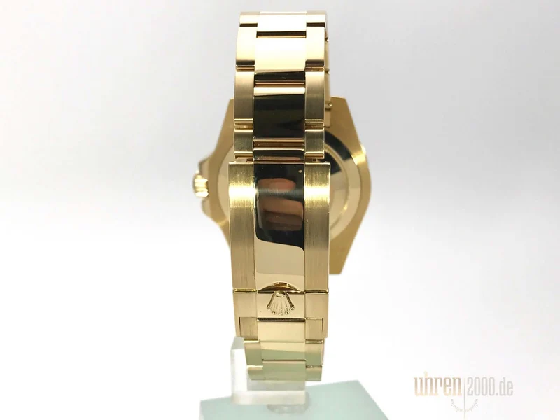 Rolex GMT-Master II Gelbgold 116718LN Grün aus 2010 LC100