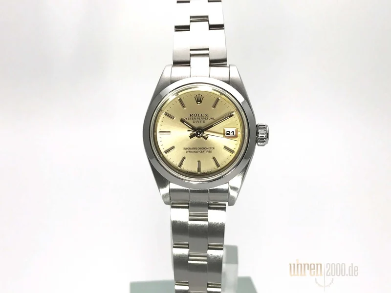 Rolex Lady-Datejust 26 Ref. 69160 Zifferblatt Champagner aus 1995
