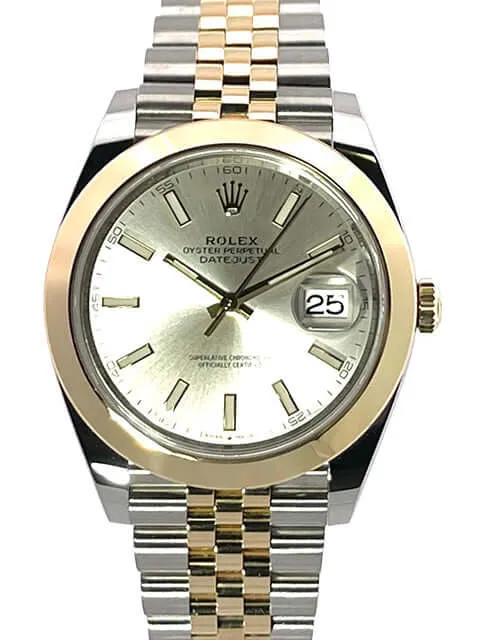 Rolex Datejust 41 126303 Silber Index Jubile-Band