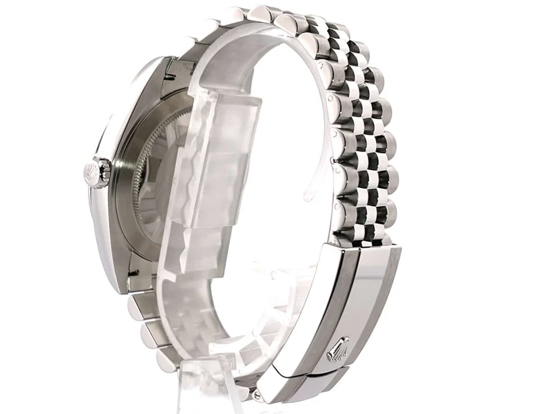 Rolex Datejust 41 Edelstahl 126300 Schwarz Jubile-Band