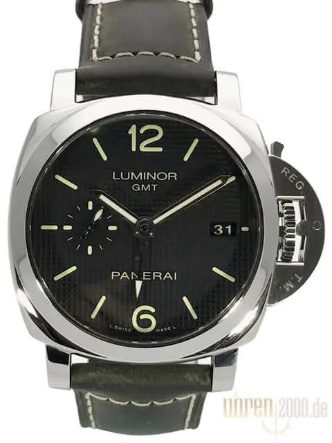 Panerai Luminor 1950 3 Days GMT Acciaio PAM00535 gebraucht aus 2015