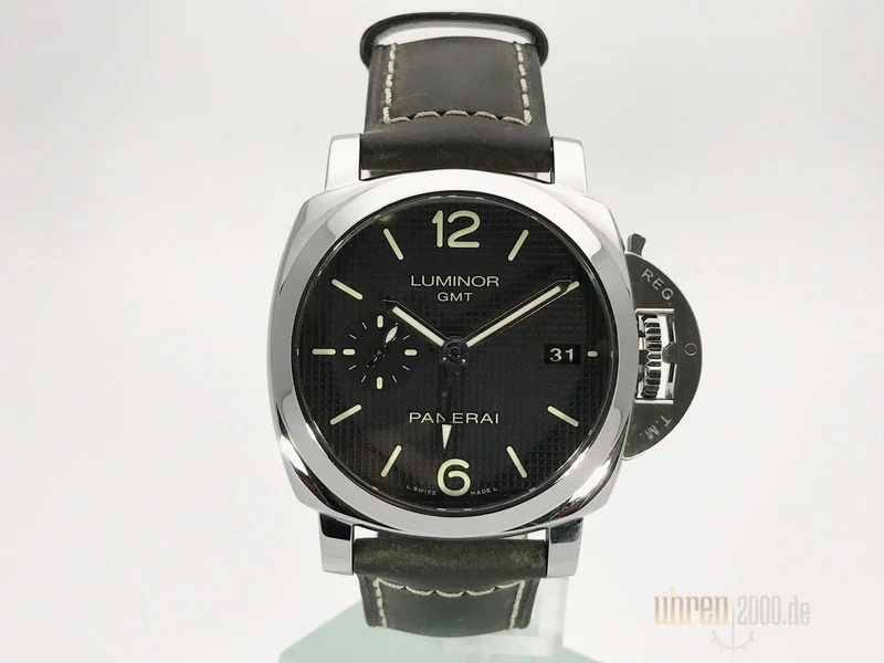 Panerai Luminor 1950 3 Days GMT Acciaio PAM00535 gebraucht aus 2015