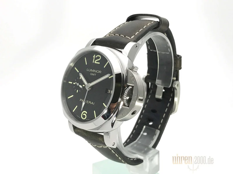 Panerai Luminor 1950 3 Days GMT Acciaio PAM00535 gebraucht aus 2015