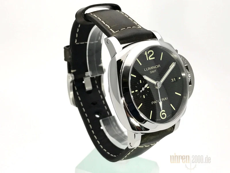 Panerai Luminor 1950 3 Days GMT Acciaio PAM00535 gebraucht aus 2015