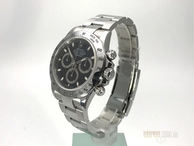 Rolex Daytona Edelstahl 116520 Schwarz gebraucht aus 2011