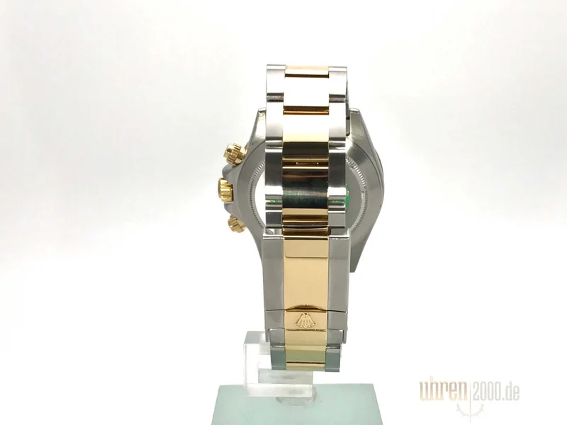 Rolex Daytona 40 Edelstahl Gelbgold 116523 Schwarz gebraucht aus 2005