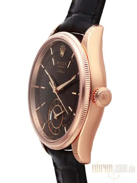 Rolex Cellini Dual Time 50525 Choco