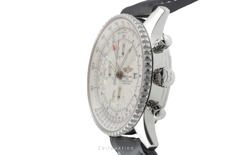 Breitling Navitimer World chronograph steel automatic men's watch A24322 [2504402]