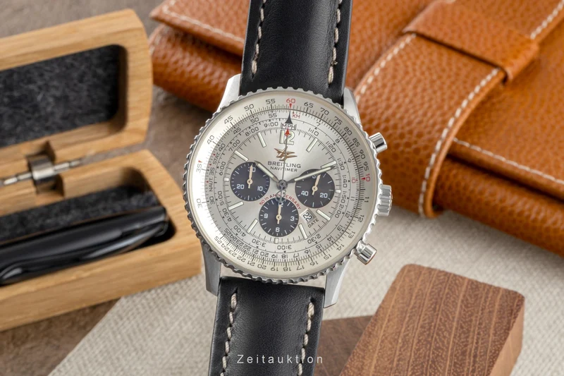 Breitling Navitimer chronograph steel automatic men's watch A4132213/E505 [2503866]
