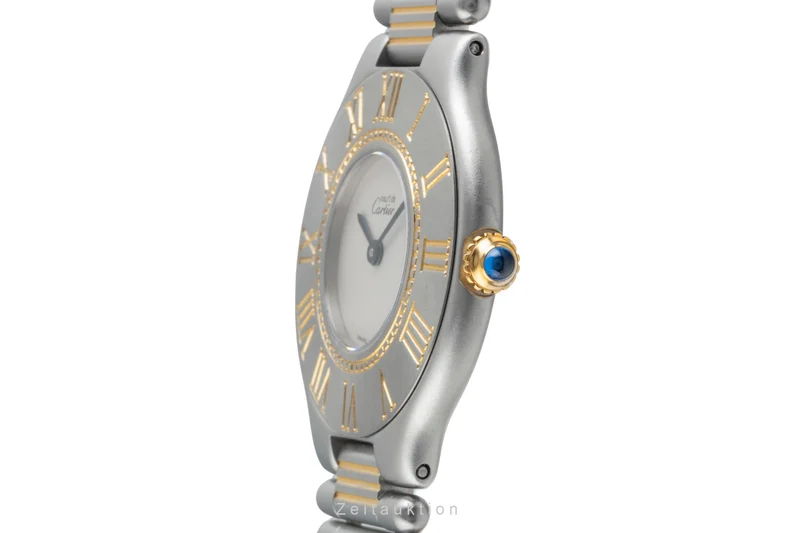 Cartier Must De Cartier 21 gilt / steel quartz women's watch 83090171, 9010 [2505318]