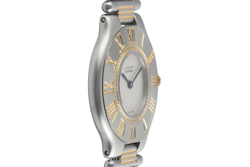 Cartier Must De Cartier 21 gilt / steel quartz women's watch 83090171, 9010 [2505318]