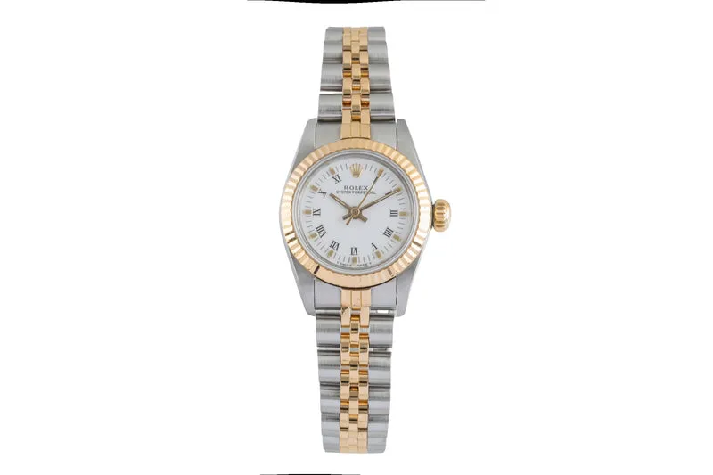 Rolex Oyster Perpetual steel / gold automatic women's watch 67193 [2505091]