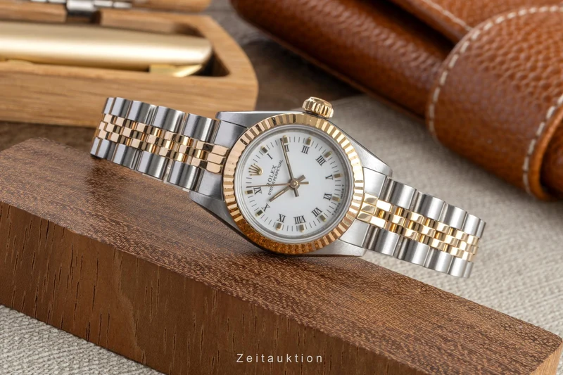 Rolex Oyster Perpetual steel / gold automatic women's watch 67193 [2505091]