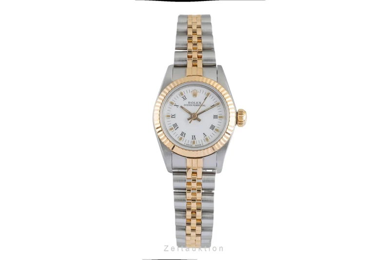 Rolex Oyster Perpetual steel / gold automatic women's watch 67193 [2505091]