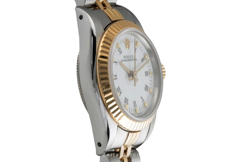 Rolex Oyster Perpetual steel / gold automatic women's watch 67193 [2505091]