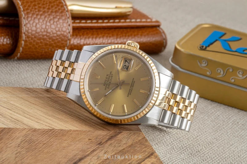 Rolex Datejust steel / gold automatic men's watch 16233 LP: 14300EUR [2505092]