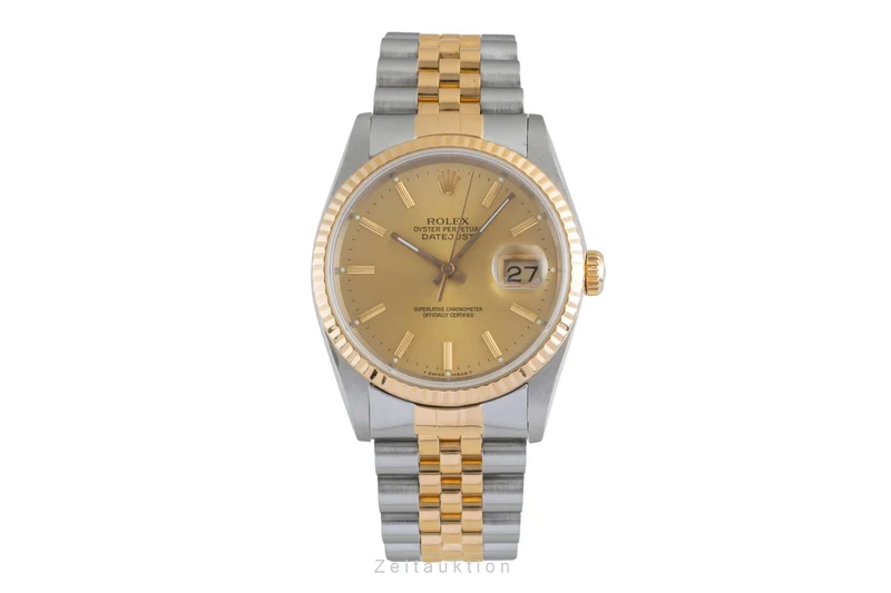 Rolex Datejust steel / gold automatic men's watch 16233 LP: 14300EUR [2505092]