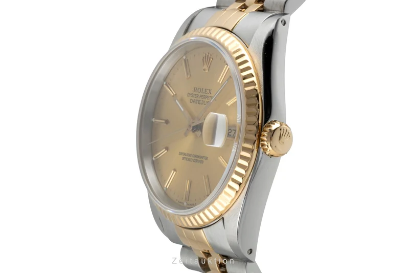 Rolex Datejust steel / gold automatic men's watch 16233 LP: 14300EUR [2505092]